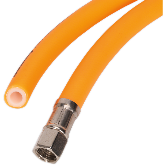 Sealey Air Hose 10m x10mm Hybrid High-Visibility with 1/4"BSP Unions AHHC1038 Sealey - Town Tools 