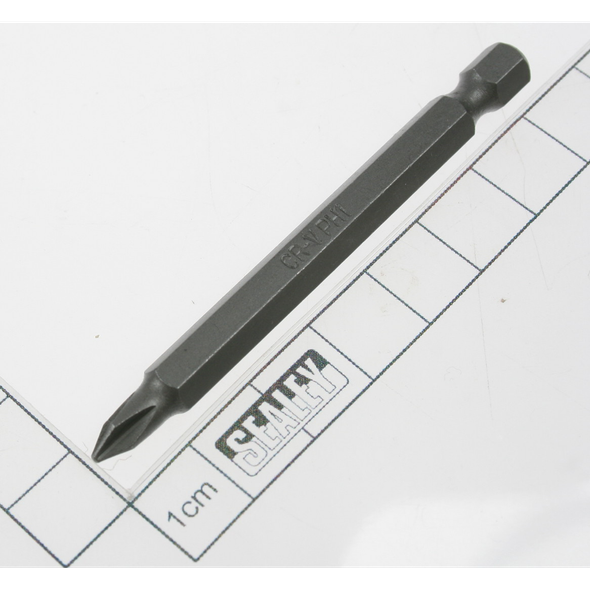 Sealey Phillips bit ph1 x 75mml 1/4"dr