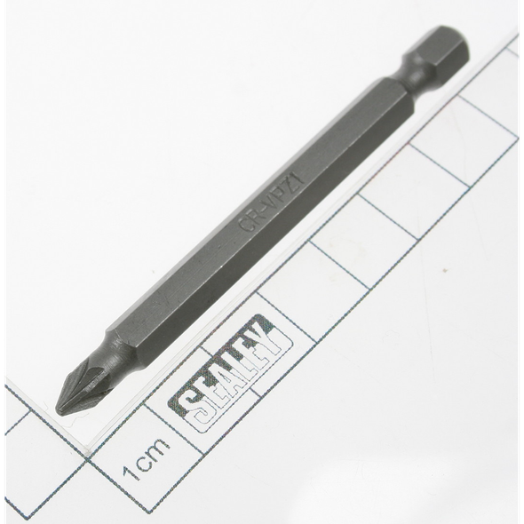 Sealey Pozi bit pz1 x 75mml 1/4"dr