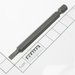 Sealey Slotted bit sl4 x 75mml 1/4"dr