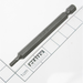 Sealey Hex bit h3 x 75mml 1/4"dr