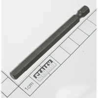 Sealey Hex bit h6 x 75mml 1/4"dr AK112.16