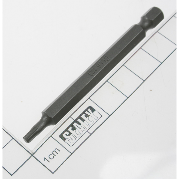 Sealey Trx-star bit t15 x 75mml 1/4"dr