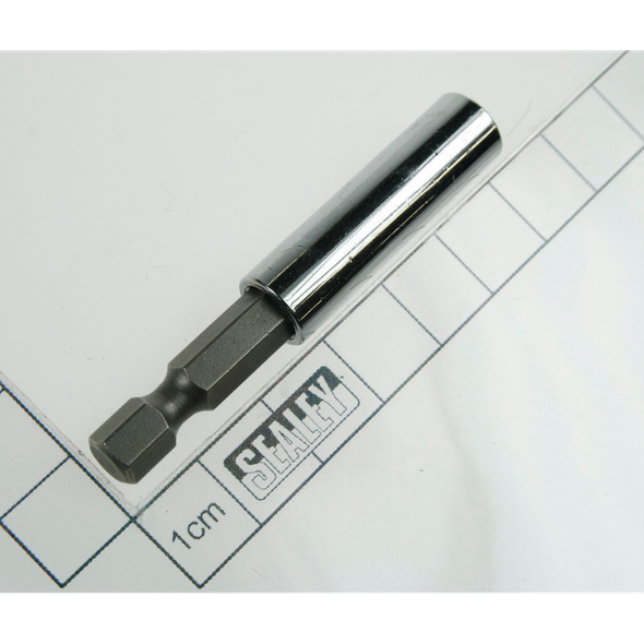 Sealey Magnetic bit extension 50mm, 6mm(m)to 6mm(f)