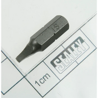 Sealey Square bit 1 x 25mm short 1/4"dr AK2099.V2-05