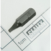 Sealey Square bit 1 x 25mm short 1/4"dr