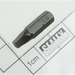 Sealey Square bit 3 x 25mm short 1/4"dr
