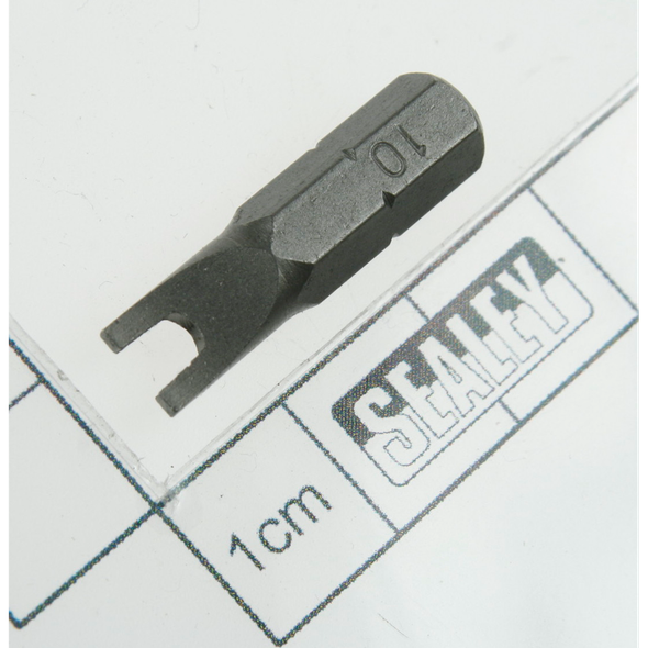 Sealey Spanner bit 10 x 25mm short 1/4"dr