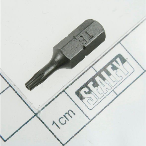 Sealey Security bit tt8 x 25mm short 1/4"dr