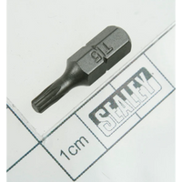 Sealey Security bit tt15 x 25mm short 1/4"dr