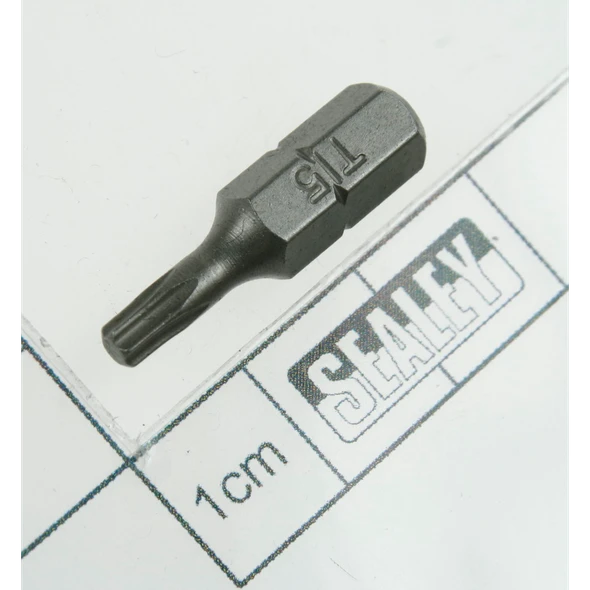 Sealey Security bit tt15 x 25mm short 1/4"dr