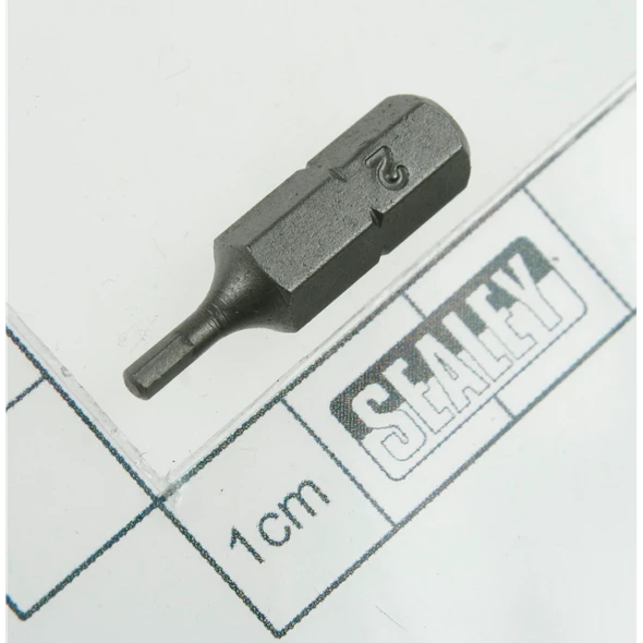 Sealey Hex bit 2 x 25mm short 1/4"dr