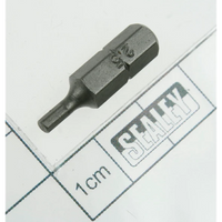 Sealey Hex bit 2.5 x 25mm short 1/4"dr AK2099.V2-32