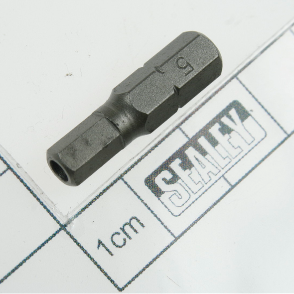 Sealey Security bit h5 x 25mm short 1/4"dr