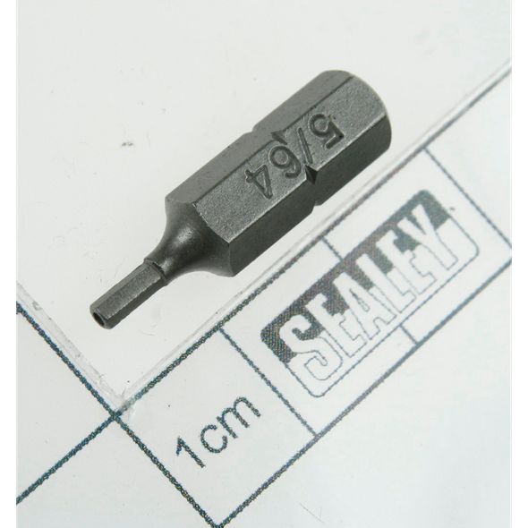 Sealey Security bit h5/64 x 25mm short 1/4"dr