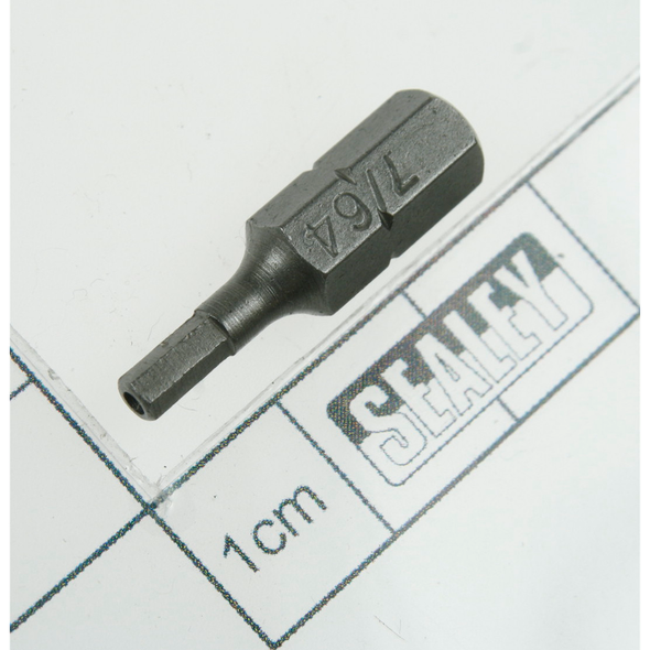 Sealey Security bit h7/64 x 25mm short 1/4"dr