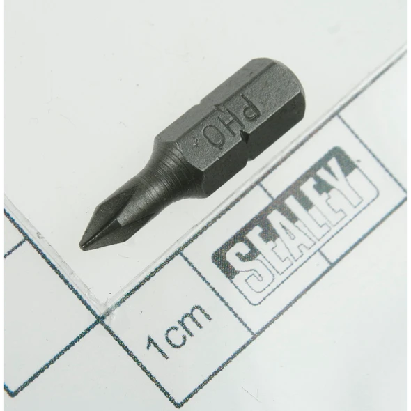 Sealey Phillips bit 0 x 25mm short 1/4"dr
