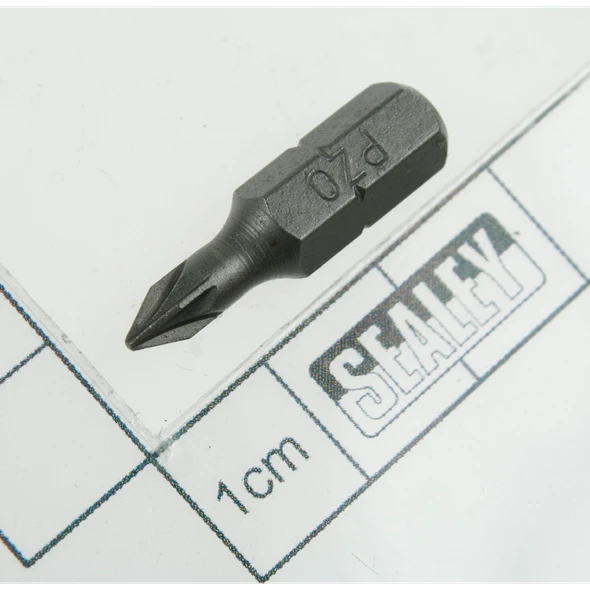 Sealey Pozi bit 0 x 25mm short 1/4"dr
