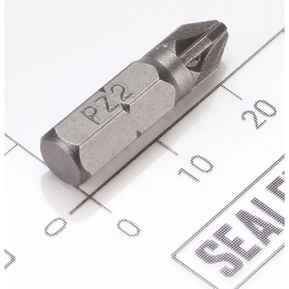 Sealey Pozi bit 2 x 25mm short 1/4"dr (use ak2099.pz2)