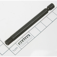 Sealey Hex bit h6 x 75mm long 1/4"dr AK2099.V2-83