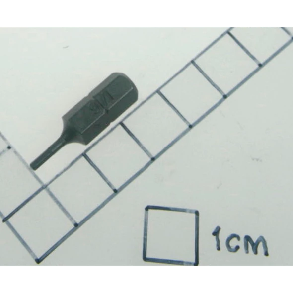 Sealey Hex bit 1/16" x 25mm short 1/4" dr.