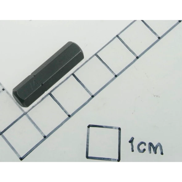 Sealey Hex bit 1/4" x 25mm short 1/4" drive