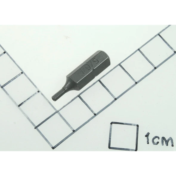 Sealey Hex bit 5/64" x 25mm short 1/4" drive