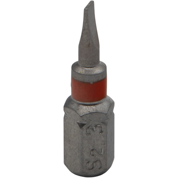 Sealey Slotted Bit SL3 25mml (Orange)