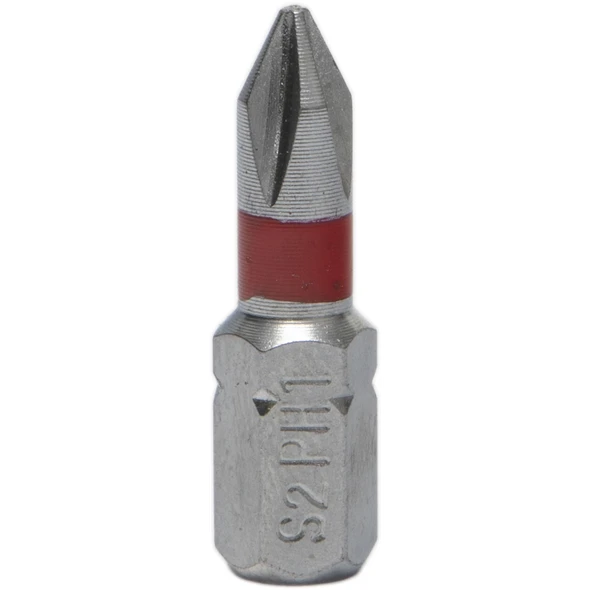 Sealey Phillips Bit PH1 25mml (Red)