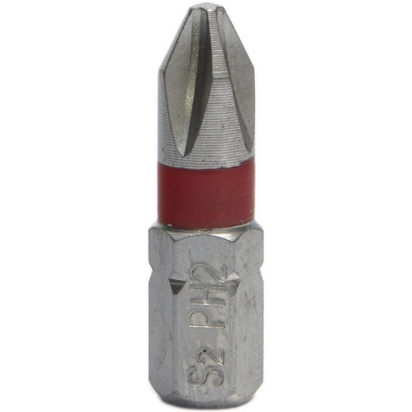 Sealey Phillips Bit PH2 25mml (Red)