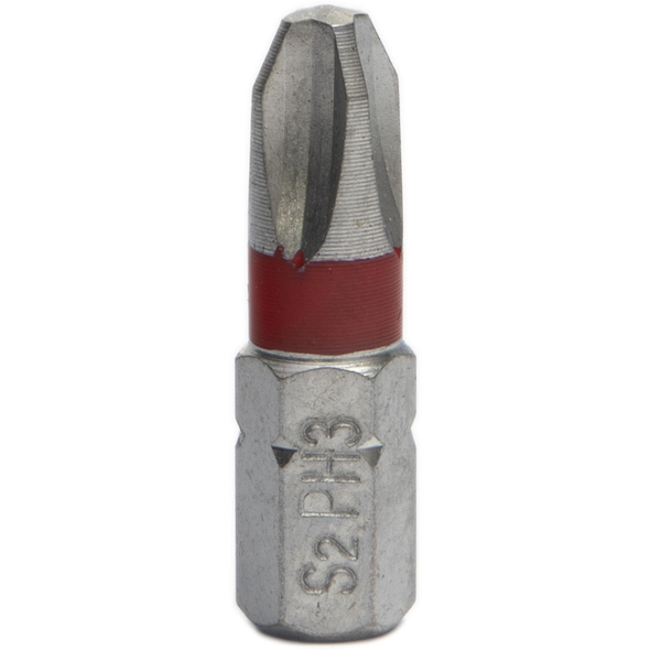 Sealey Phillips Bit PH3 25mml (Red)