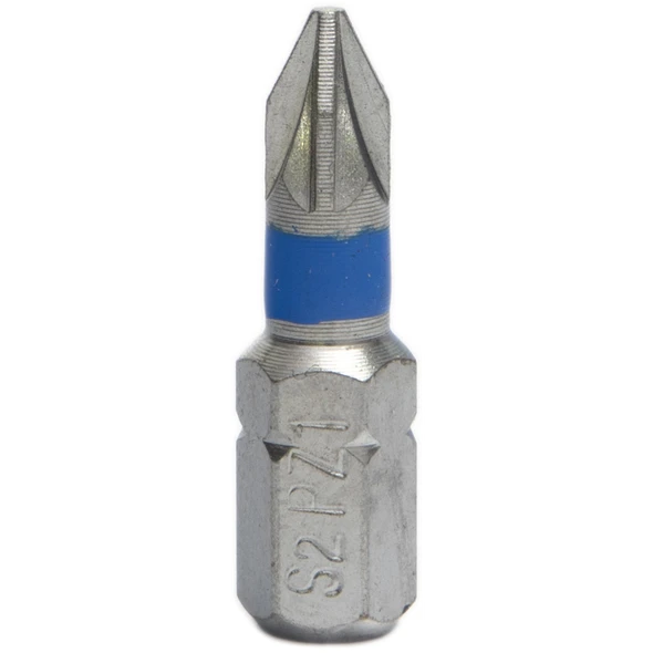 Sealey Pozi Bit PZ1 25mml (Blue)