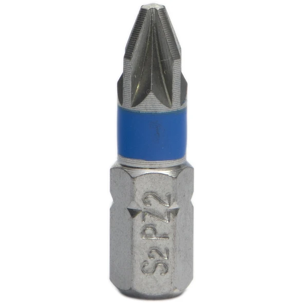 Sealey Pozi Bit PZ2 25mml (Blue)
