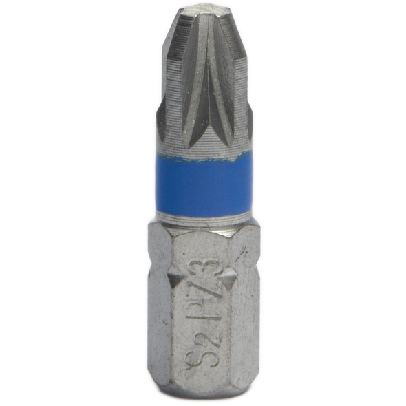 Sealey Pozi Bit PZ3 25mml (Blue)