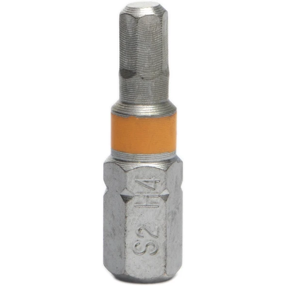 Sealey Hex Bit H4 25mml (Amber)