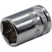 Sealey 1/4"Dr Socket 13mm 25mmL (Knurled Ring)