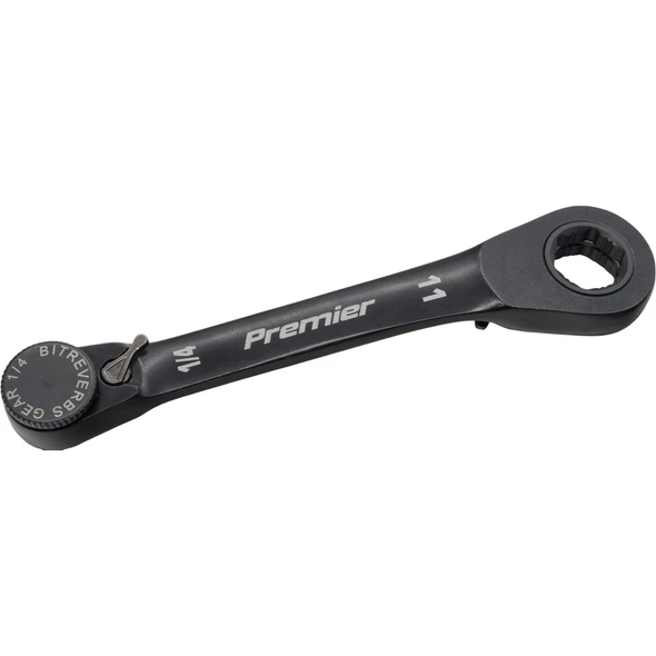 Sealey 1/4"Dr Mini Double End Ratchet Wrench 11mm Go-Through
