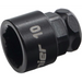 Sealey 1/4"Dr Go-Through Lock-on Low Profile Socket 10mm