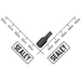 Sealey 1/4"Dr Low Profile Slotted Bit 4mm