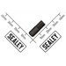 Sealey 1/4"Dr Low Profile Hex Bit 6mm