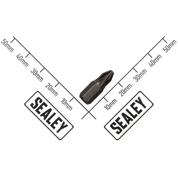 Sealey 1/4"Dr Low Profile Pozi Bit PZ2