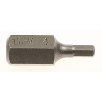 Sealey Hex bit 04mm,short:10mm shank AK219/HB04-S