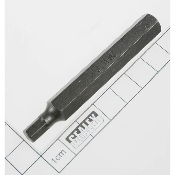 Sealey Hex bit 06mm,long:10mm shank