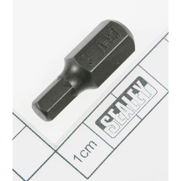Sealey Hex bit 06mm,short:10mm shank