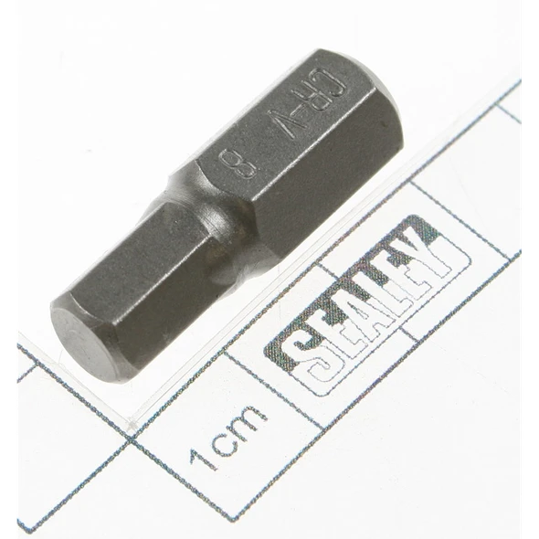 Sealey Hex bit 08mm,short:10mm shank