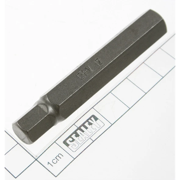 Sealey Hex bit 12mm,long:10mm shank