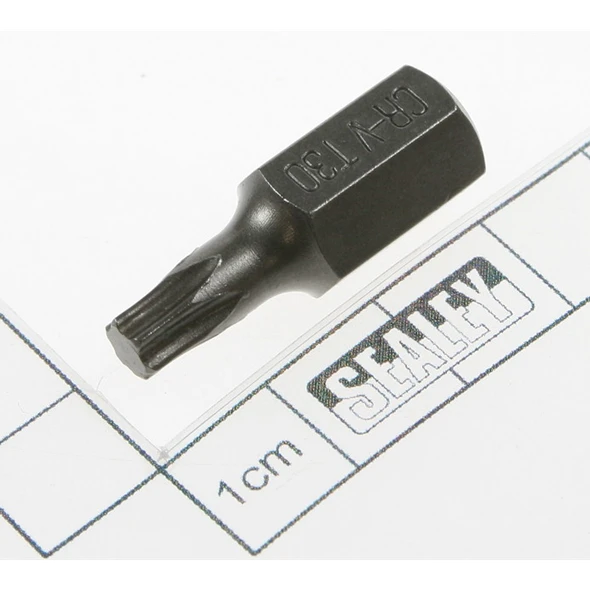 Sealey Torx bit t30,short:10mm shank