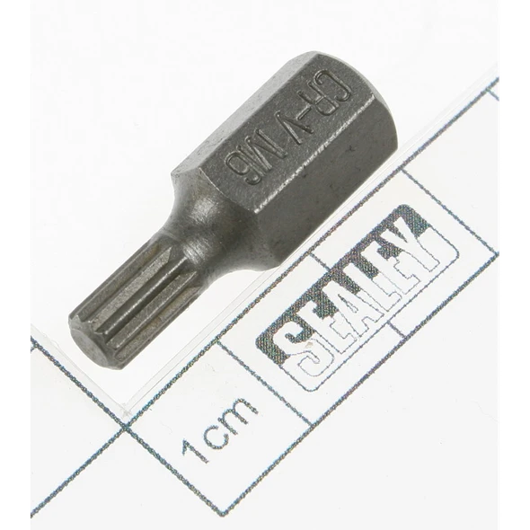 Sealey Xzn bit m06,short:10mm shank (spline)