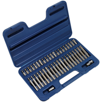 Sealey TRX-Star*/Hex/Spline Bit Set 42pc 3/8" & 1/2"Sq Drive AK219