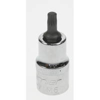 Sealey 1/2"dr spline bit socket m6x55 AK2195.V4-02